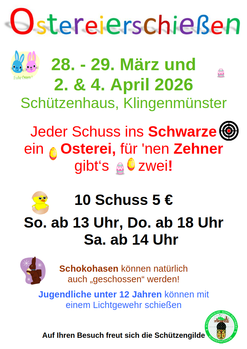Ostereierschießen 2026